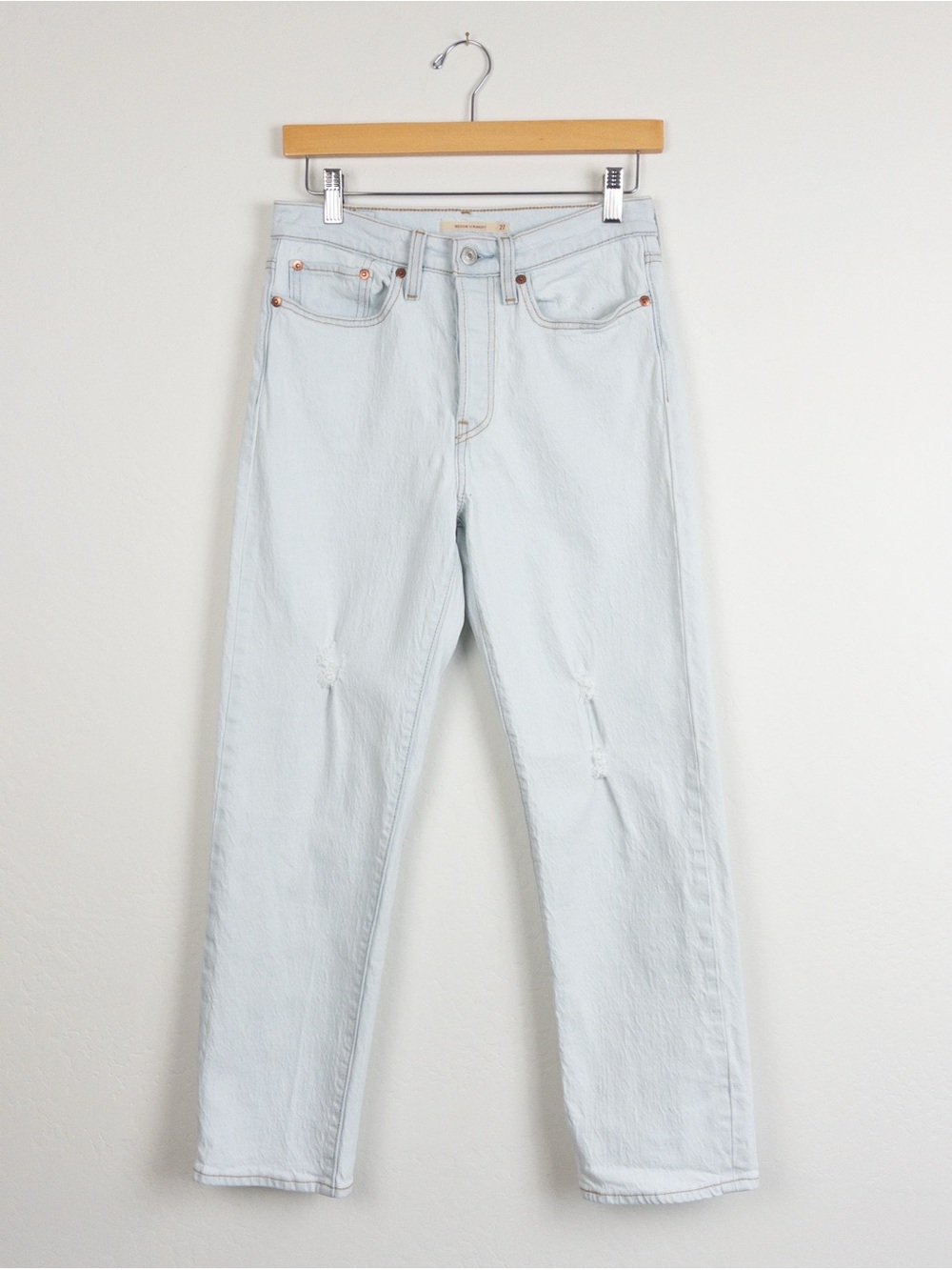 Levi’s Wedgie Straight Jeans Light Wash 27